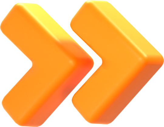 3D Yellow Arrow Illustration